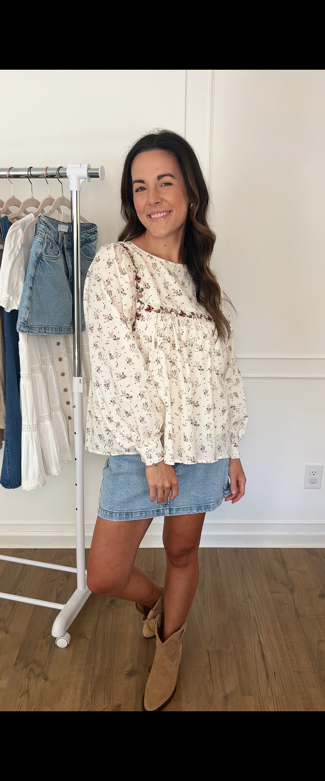Kinsley Floral Print Blouse