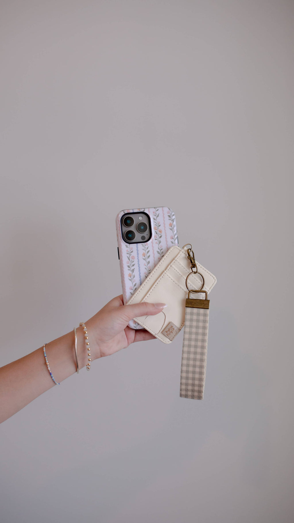 Card Holder Wallet with Wrist Lanyard