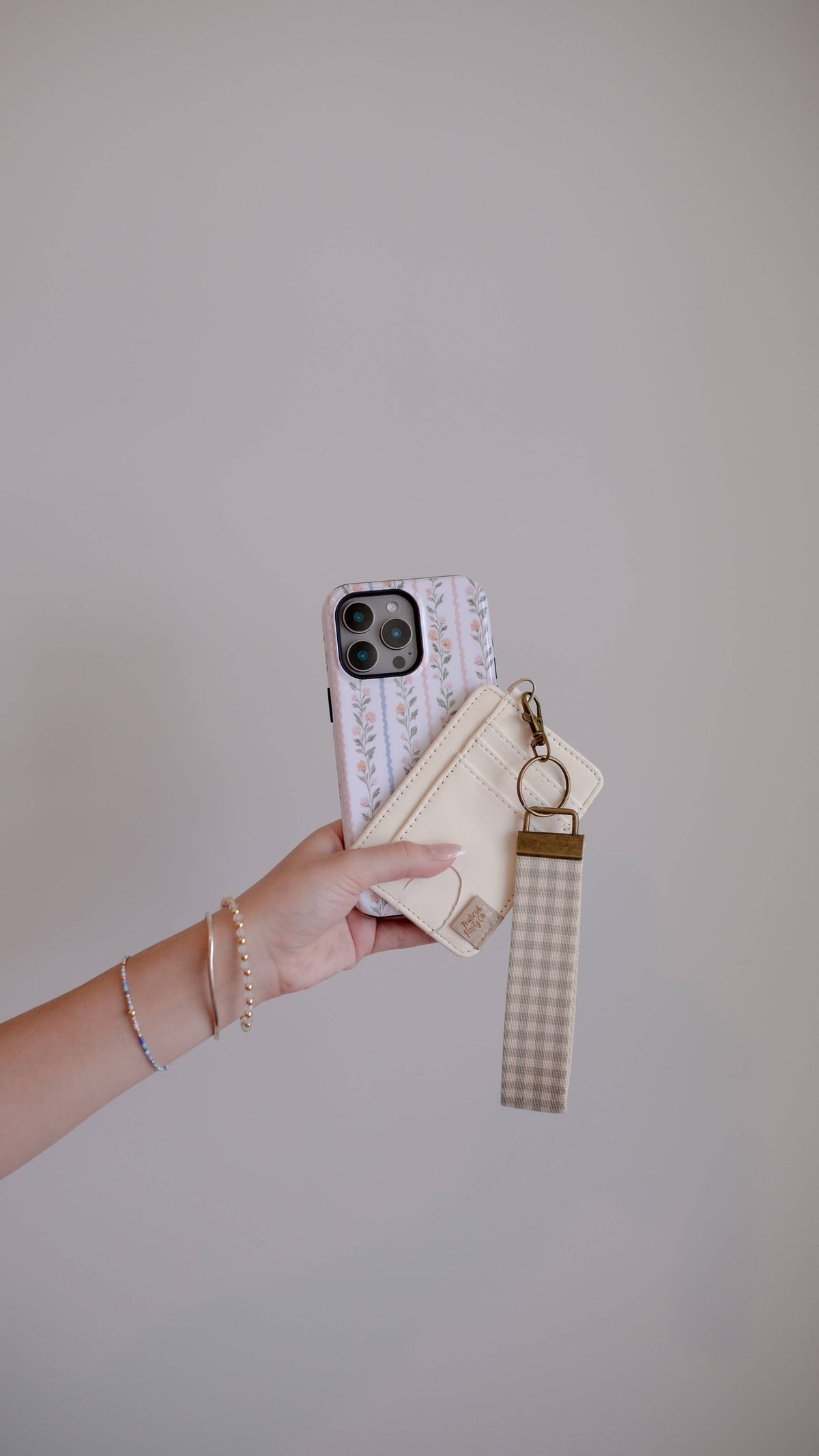 Card Holder Wallet with Wrist Lanyard