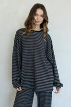 Morgan Oversized Long Sleeve Top - Mint