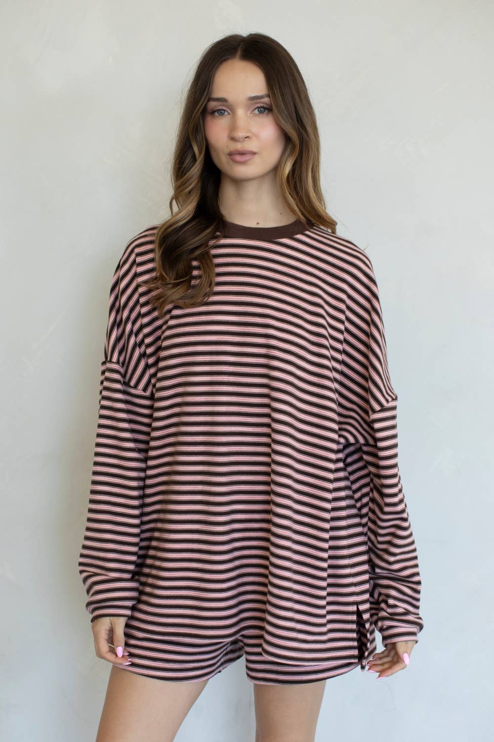 Morgan Oversized Long Sleeve Top - Mint