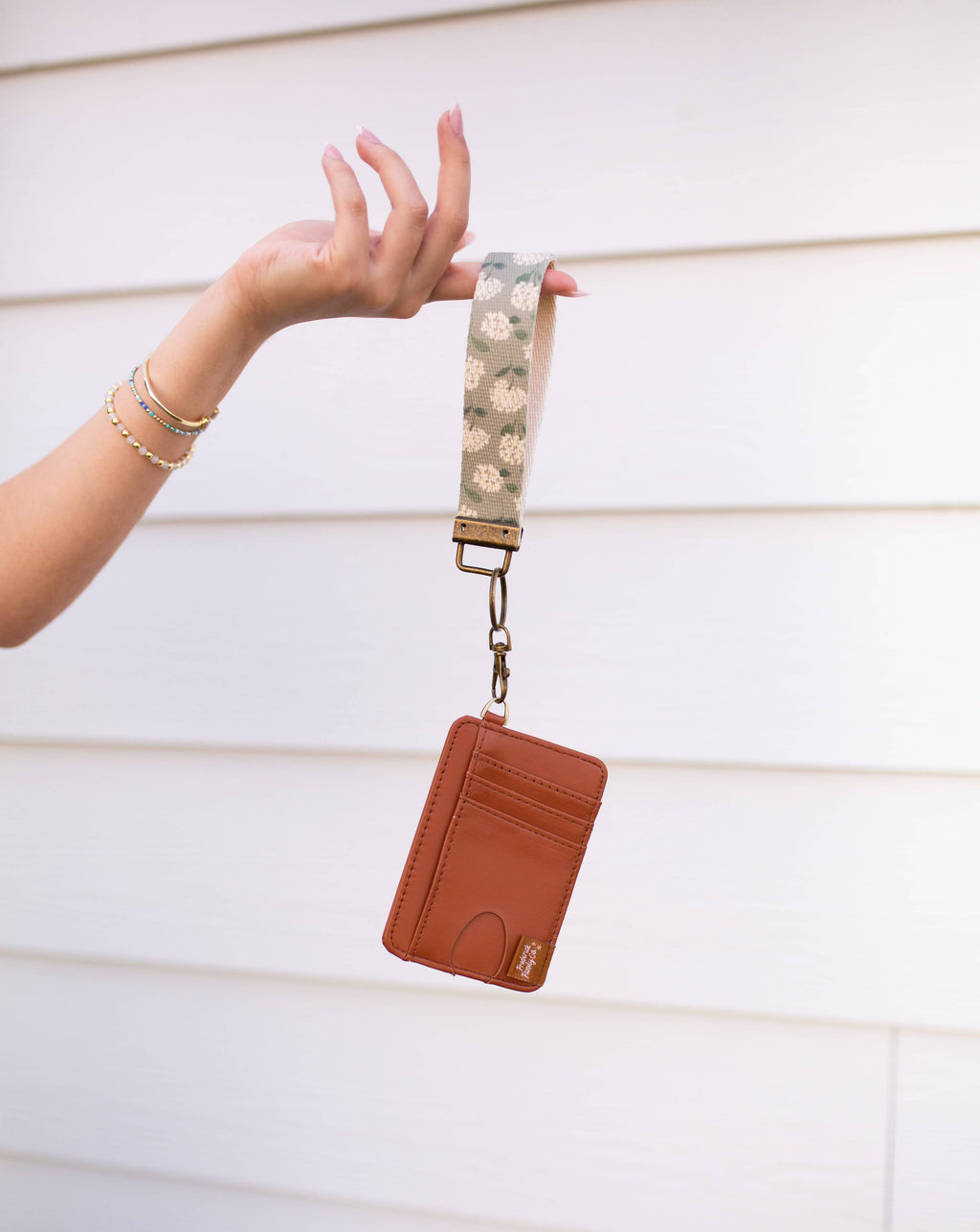 Card Holder Wallet with Wrist Lanyard