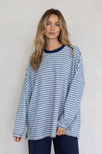 Morgan Oversized Long Sleeve Top - Mint