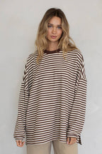 Morgan Oversized Long Sleeve Top - Mint